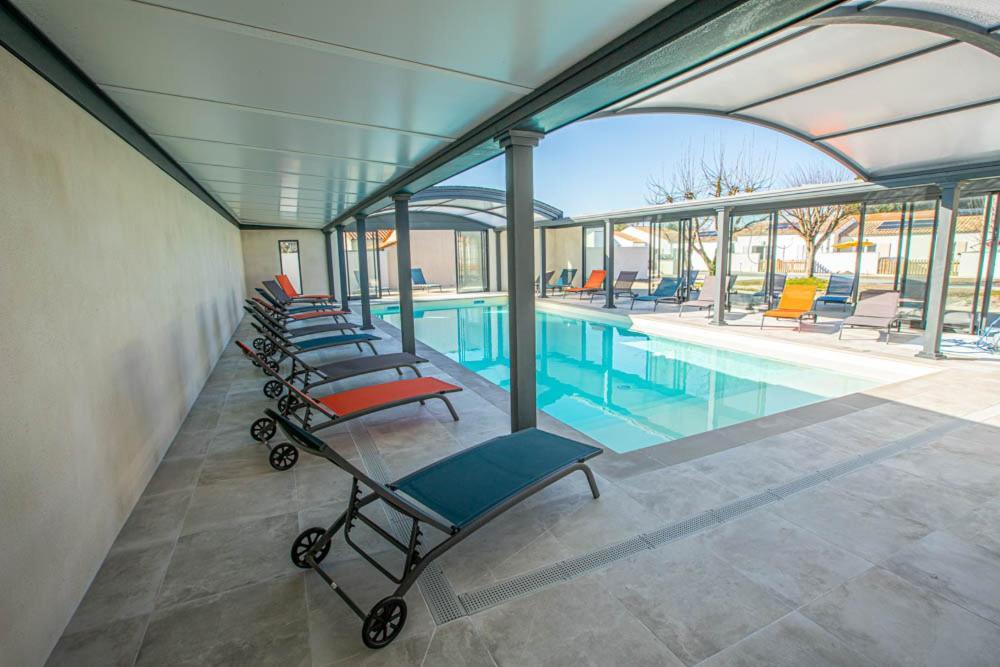 Le Vaisseau Maison Avec Piscine/Parking/Wifi/Plages 5Kms Les Mathes ภายนอก รูปภาพ