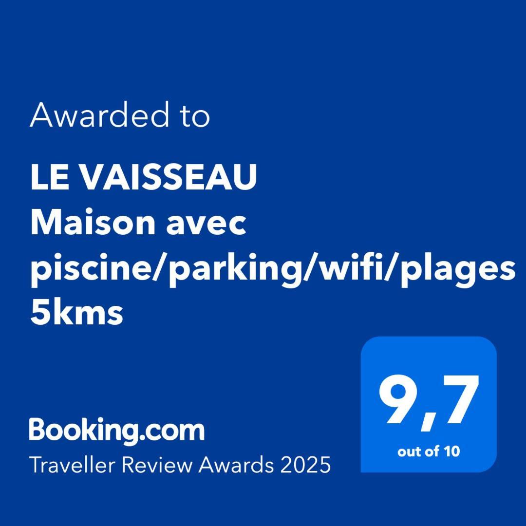 Le Vaisseau Maison Avec Piscine/Parking/Wifi/Plages 5Kms Les Mathes ภายนอก รูปภาพ